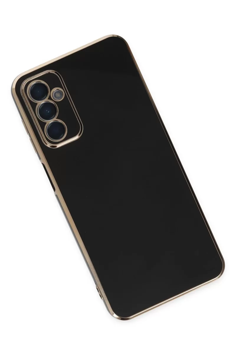 Newface Samsung Galaxy A04S Kılıf Volet Silikon - Siyah