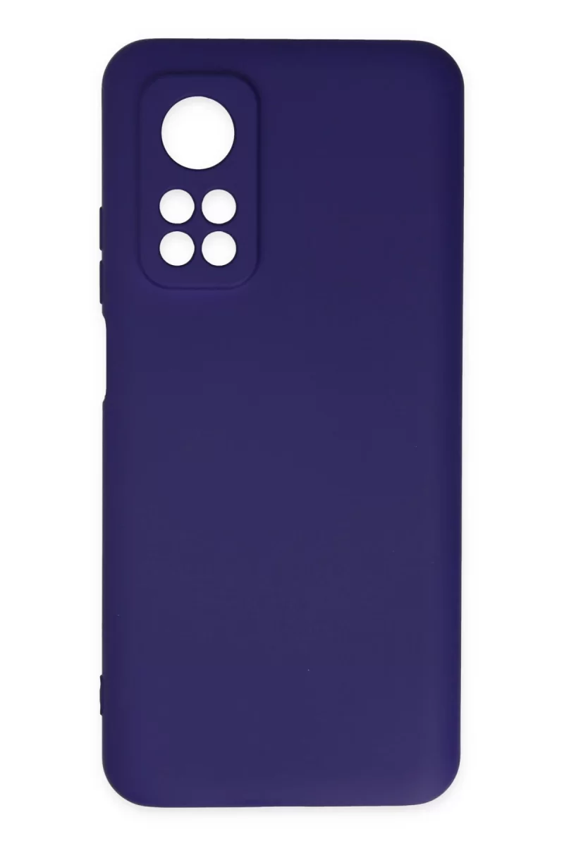 Newface Xiaomi Mi 10T Kılıf Nano içi Kadife Silikon - Mor