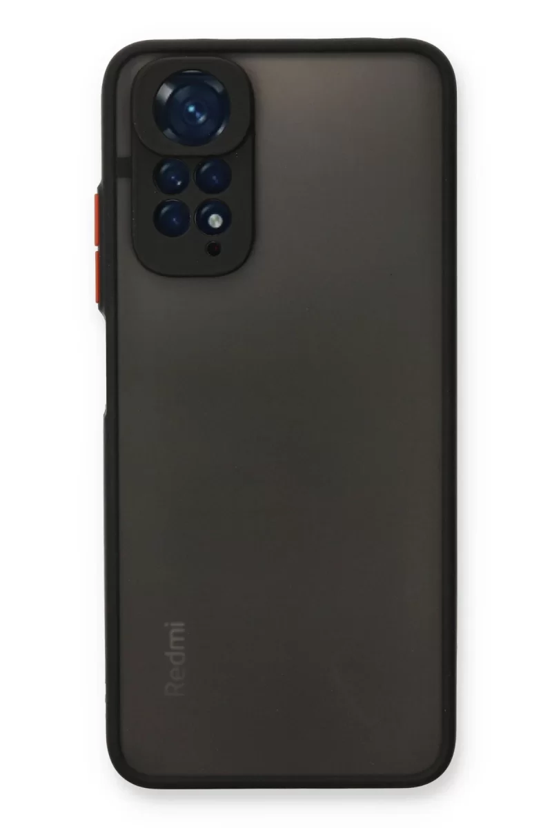 Newface Xiaomi Redmi Note 11 Pro Kılıf Montreal Silikon Kapak - Siyah