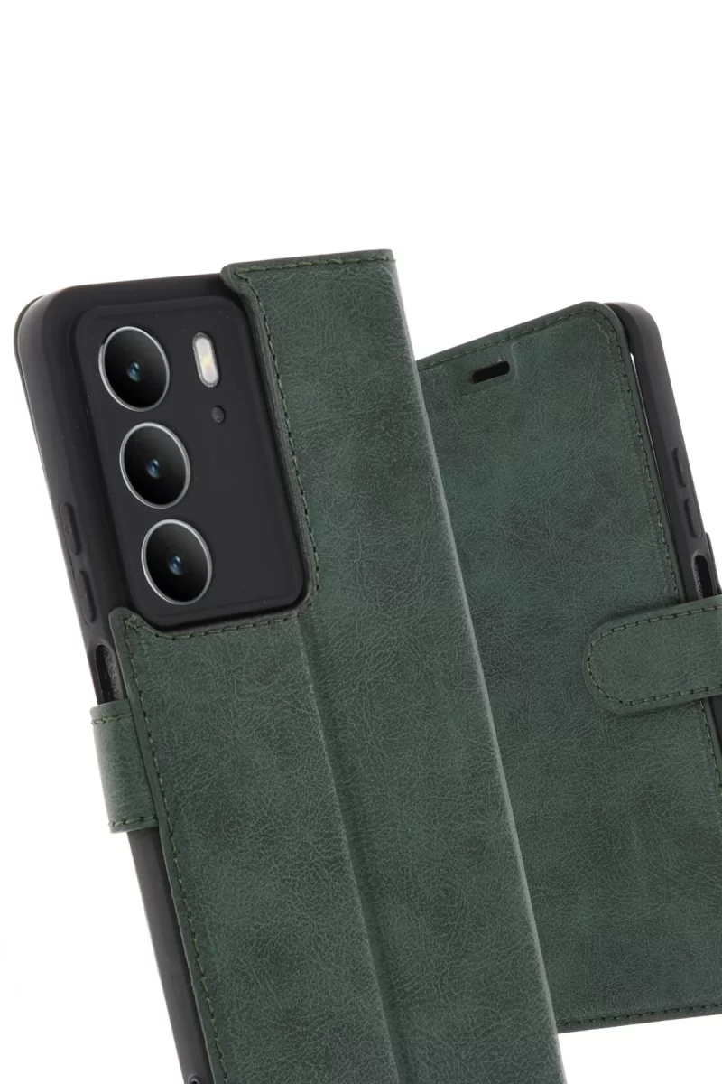 Newface Realme C75 4G Trend S Plus Kapaklı Kılıf - Koyu Yeşil