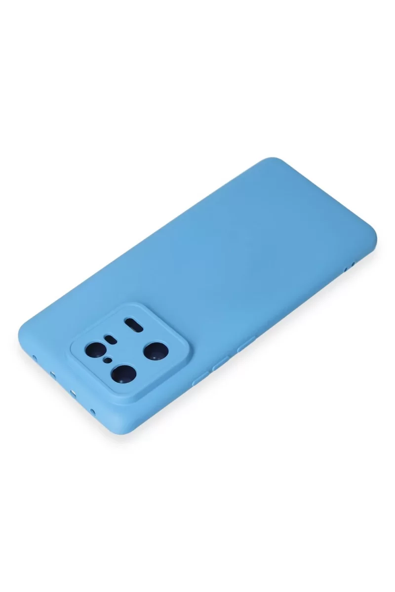 Newface Xiaomi Mi 13 Pro Kılıf Nano içi Kadife Silikon - Mavi