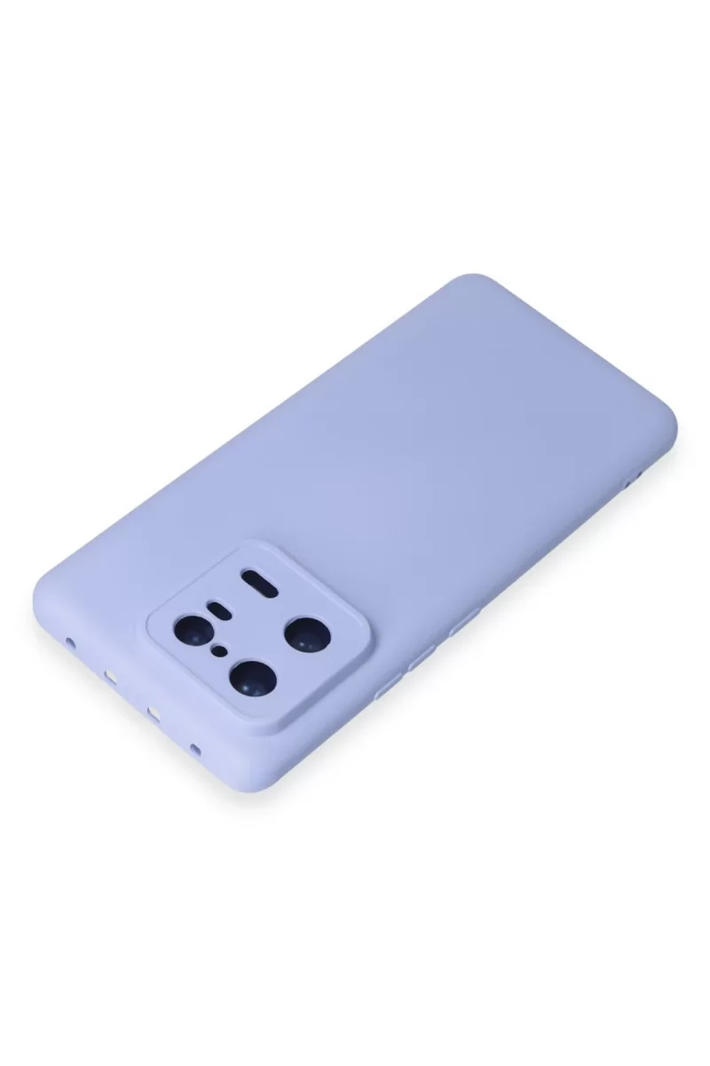 Newface Xiaomi Mi 13 Pro Kılıf Nano içi Kadife Silikon - Lila