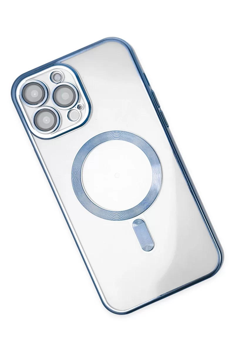 Newface Apple iPhone 14 Pro Kılıf Kross Magneticsafe Kapak - Sierra Blue
