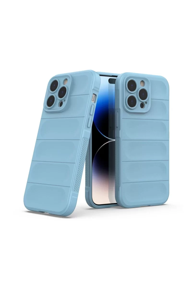 Newface Apple iPhone 15 Pro Kılıf Optimum Silikon - Sky Blue