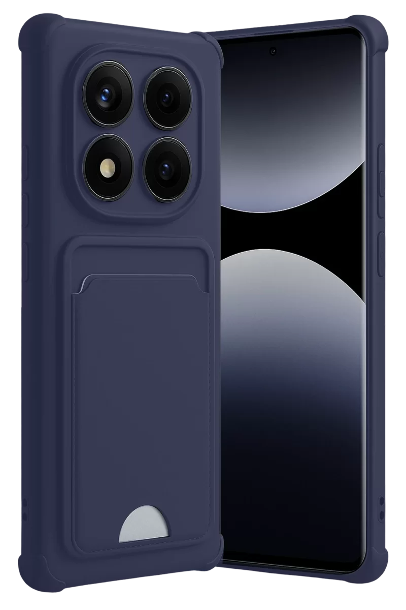 Newface Xiaomi Redmi Note 14 Pro 4G Kelvin Kartvizitli Silikon - Lacivert