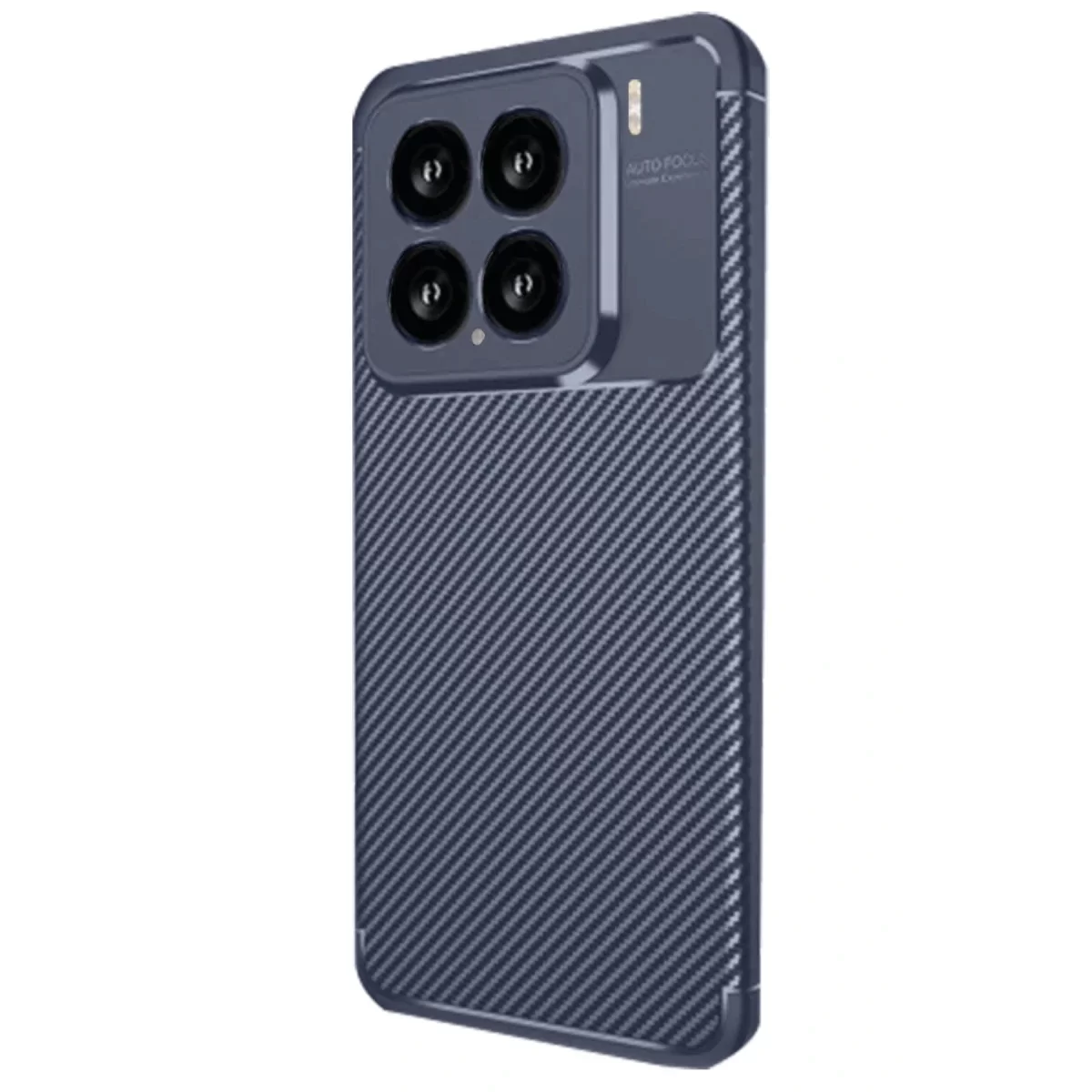 Newface Xiaomi Mi 15 Kılıf Auto Focus Karbon Kapak - Lacivert