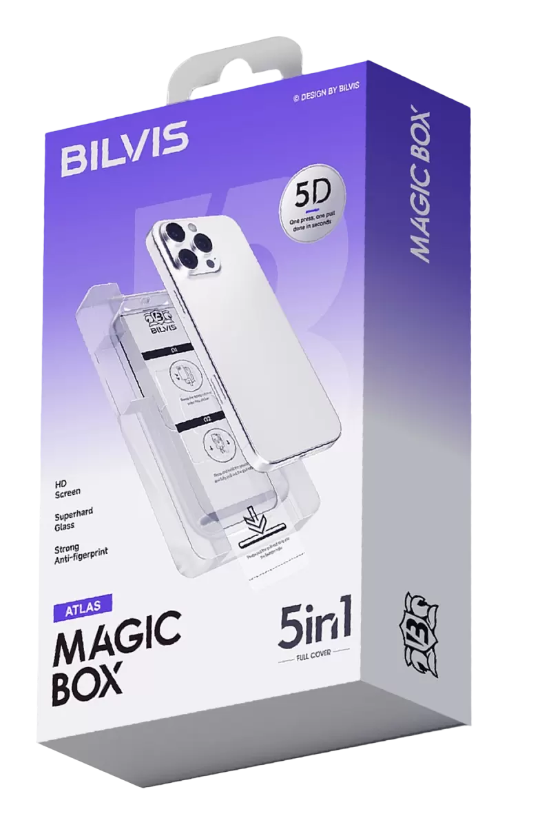 Newface Apple iPhone 17 Air Bilvis 5in1 3D Magic Cam Ekran Koruyucu - Siyah