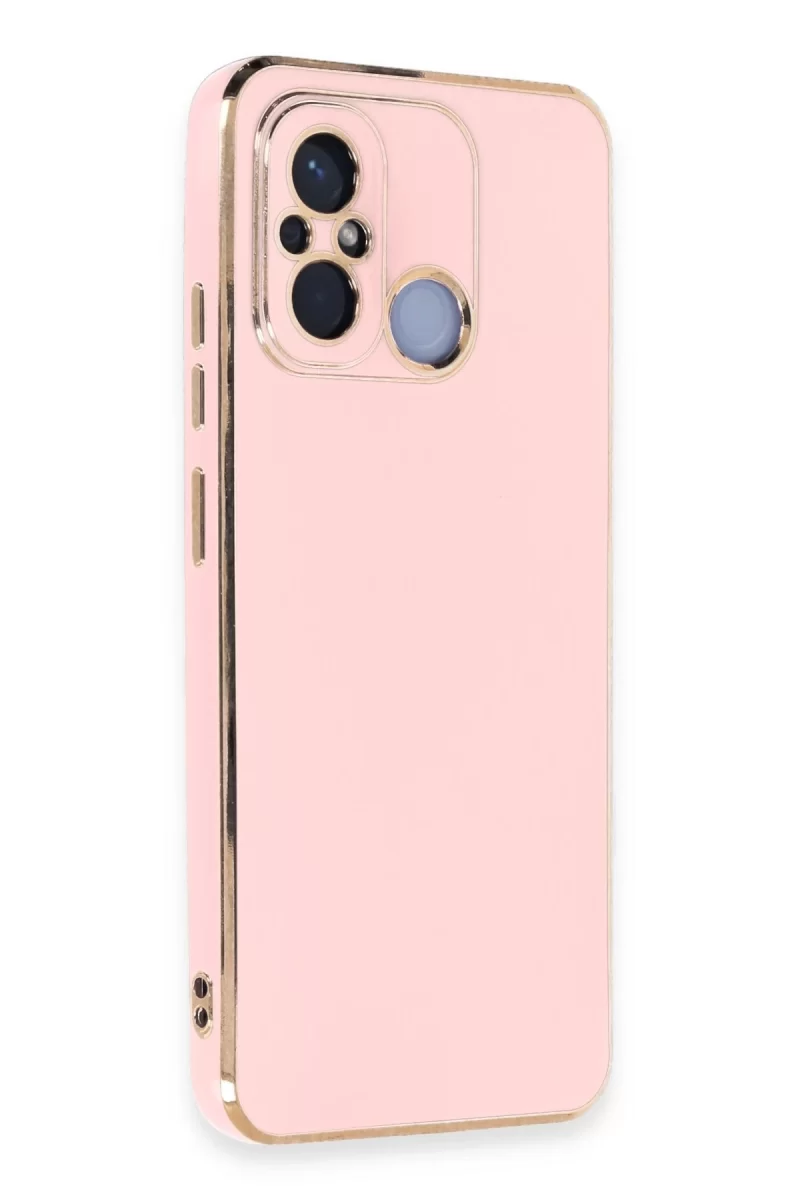 Newface Xiaomi Redmi 12C Kılıf Volet Silikon - Pembe