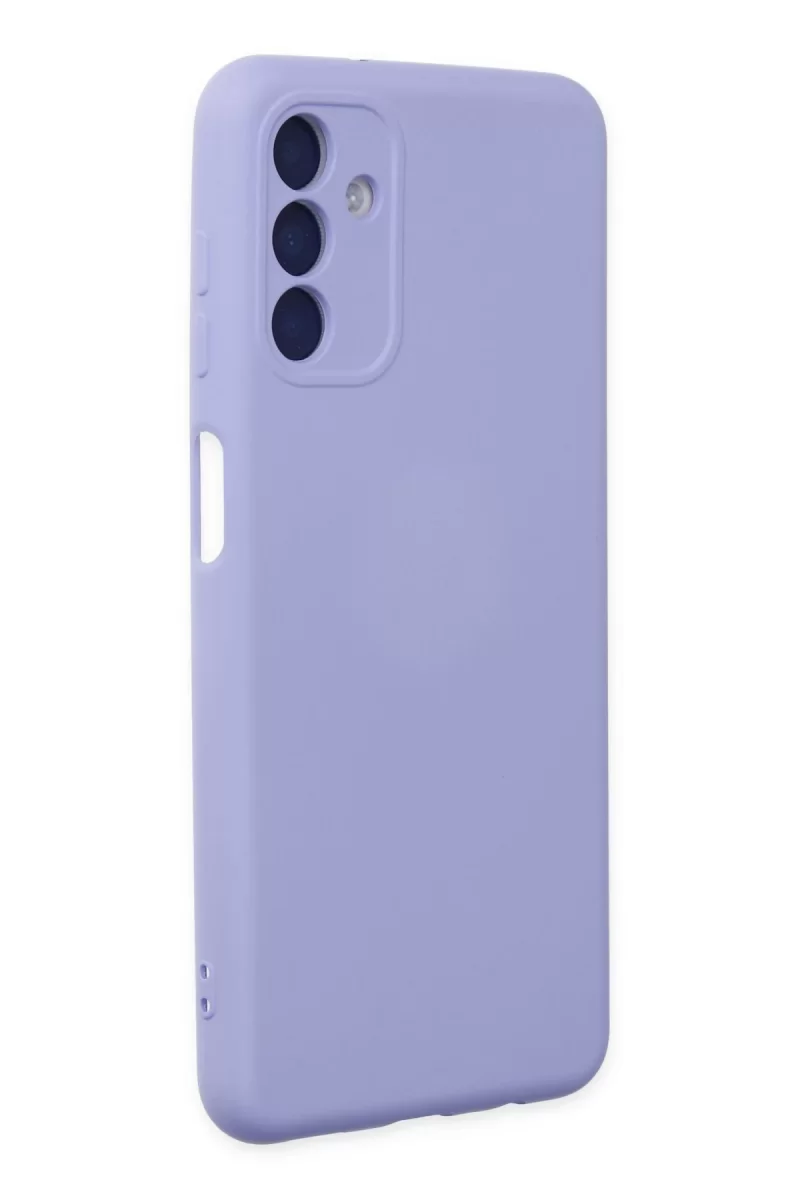 Newface Samsung Galaxy A04S Kılıf Nano içi Kadife Silikon - Lila