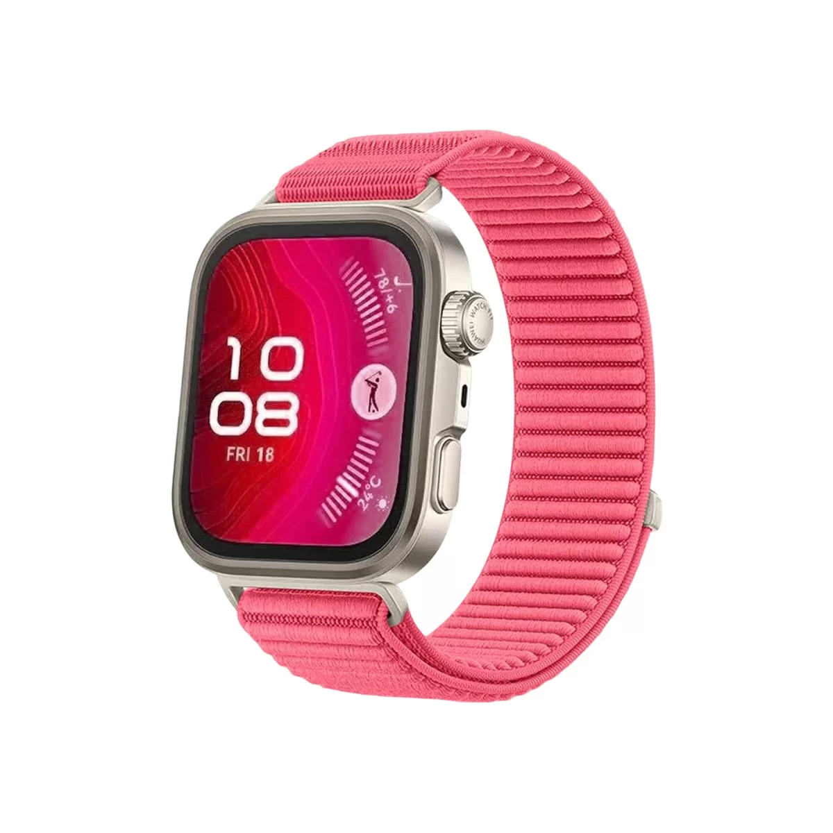 Newface Huawei Fit 4 Braid Kordon - Rose