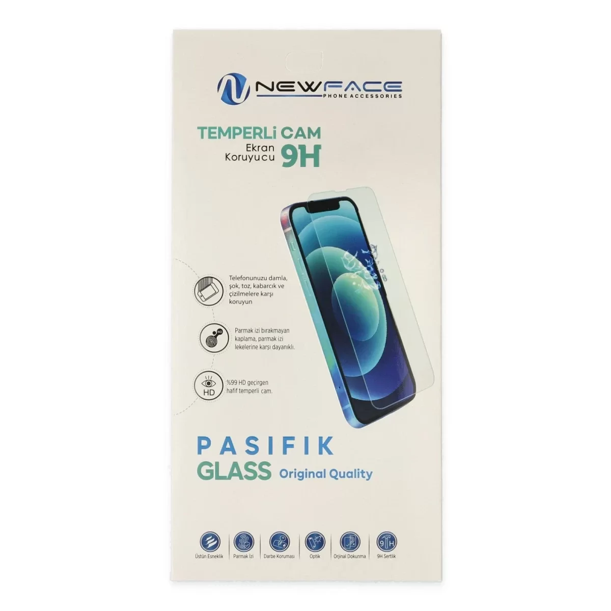 Newface Apple iPhone 17 Pasifik Cam Ekran Koruyucu