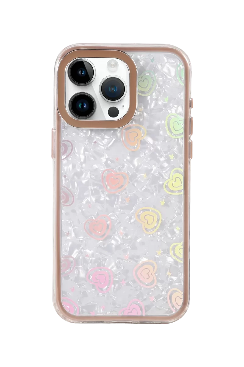 Newface Apple iPhone 16 Pro Max Lumi Desenli Kapak - Çöl Titanyum