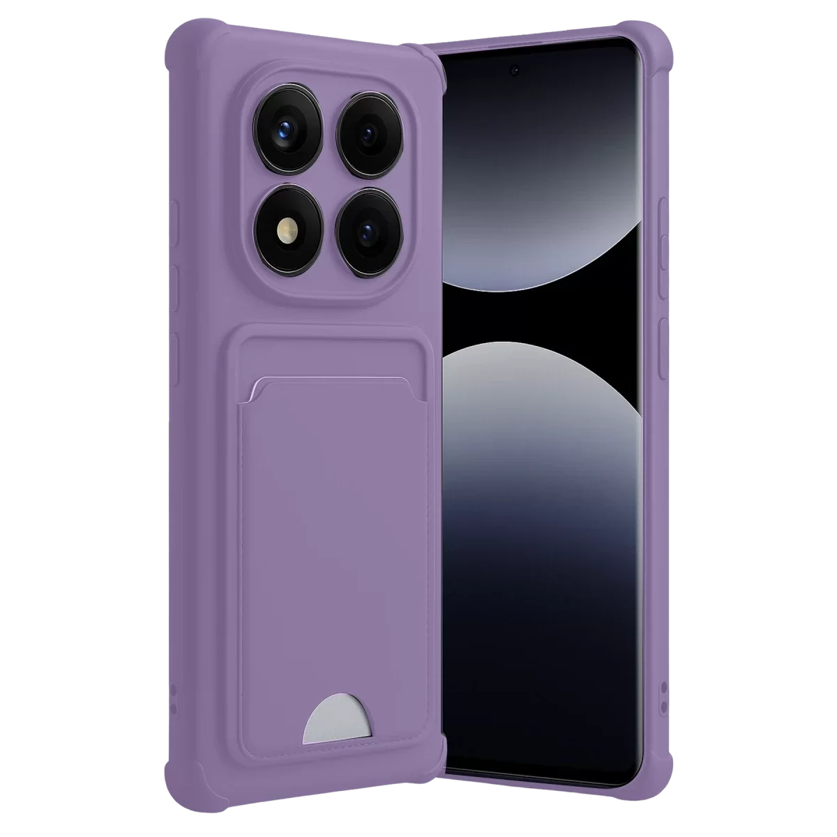 Newface Xiaomi Redmi Note 14 Pro 5G Kelvin Kartvizitli Silikon - Lila
