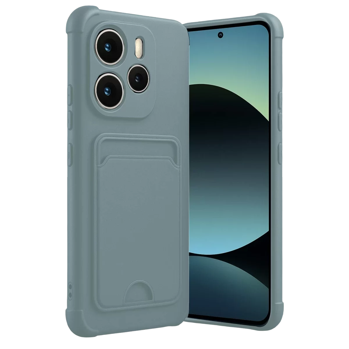 Newface Xiaomi Redmi Note 14 4G Kelvin Kartvizitli Silikon - Açık Yeşil