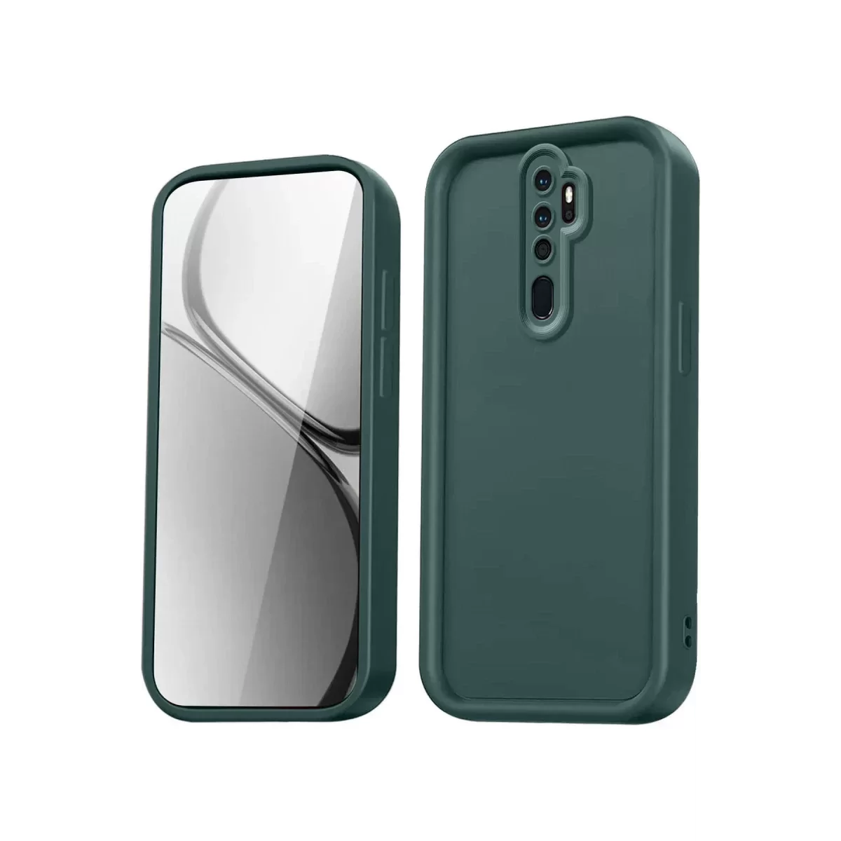 Newface Xiaomi Redmi Note 8 Pro Kılıf Viera Silikon - Koyu Yeşil