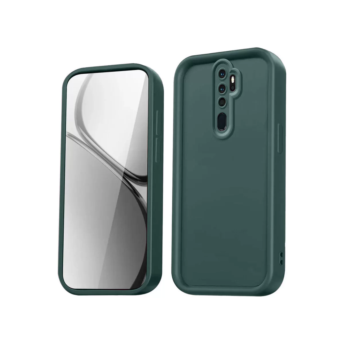 Newface Xiaomi Redmi Note 8 Pro Kılıf Viera Silikon - Koyu Yeşil