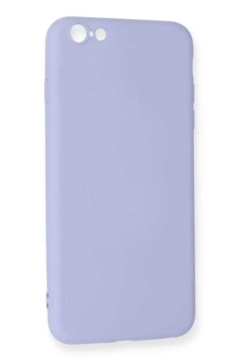 Newface Apple iPhone 6 Plus Kılıf Nano içi Kadife Silikon - Lila