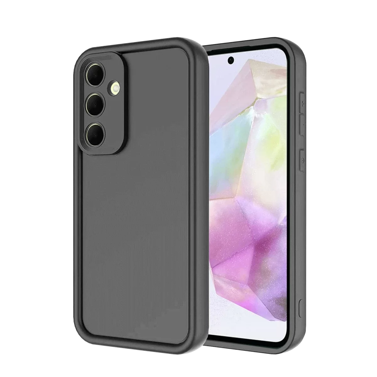 Newface Samsung Galaxy A36 Kılıf Viera Silikon - Gri
