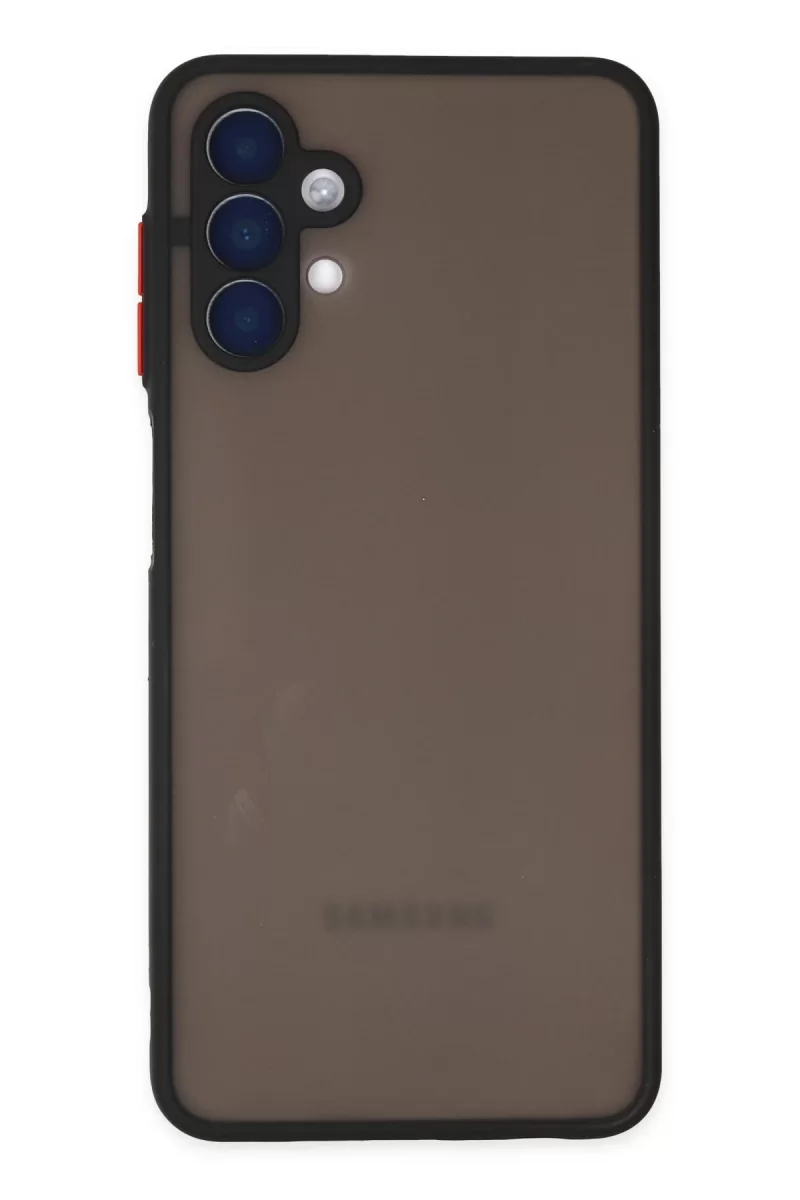 Newface Samsung Galaxy A04S Kılıf Montreal Silikon Kapak - Siyah