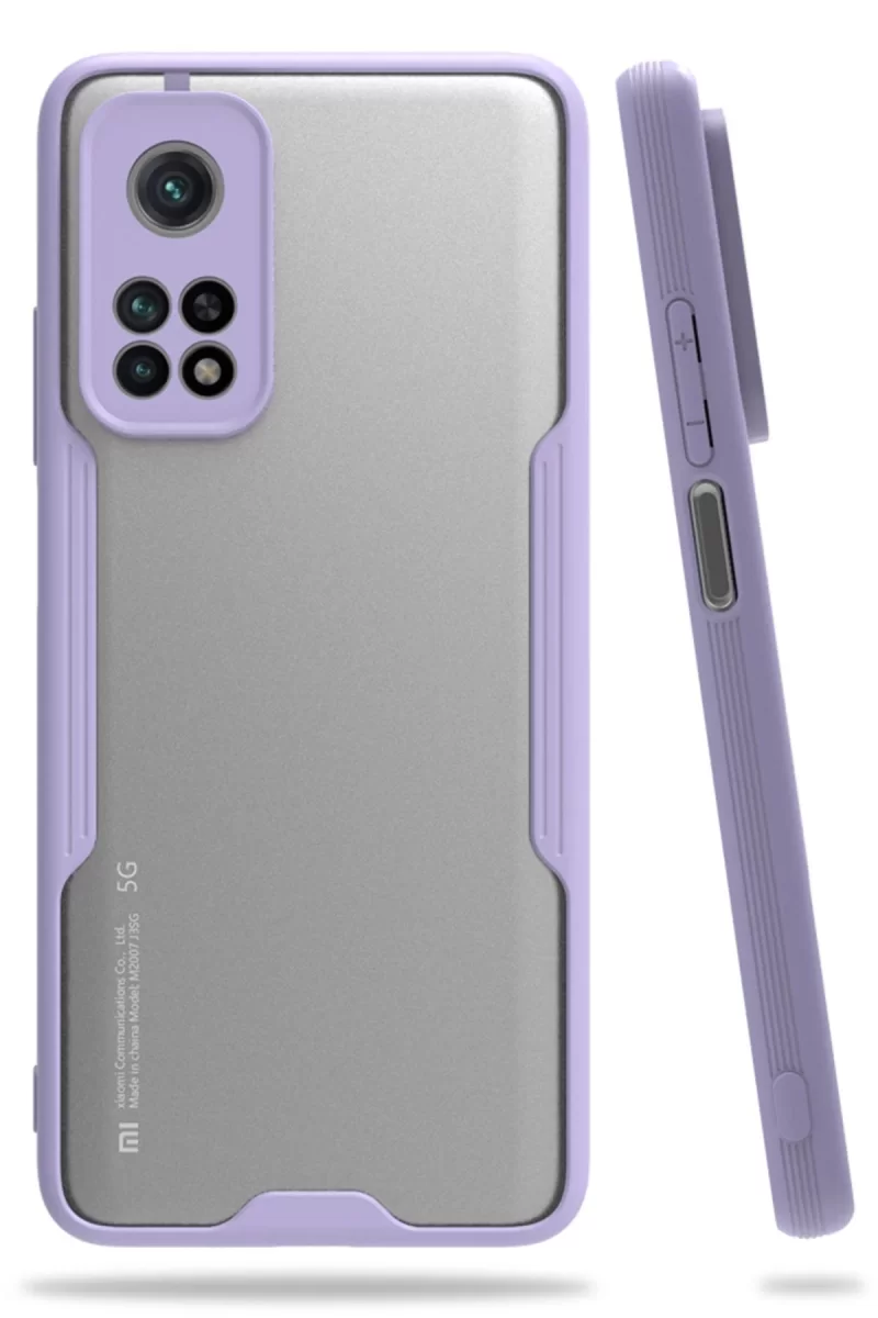 Newface Xiaomi Mi 10T Pro Kılıf Platin Silikon - Lila