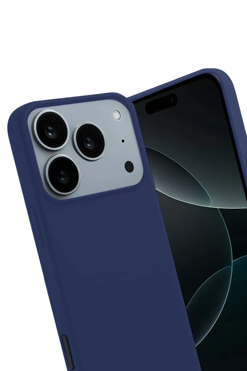 Newface Apple iPhone 17 Pro First Silikon - Lacivert
