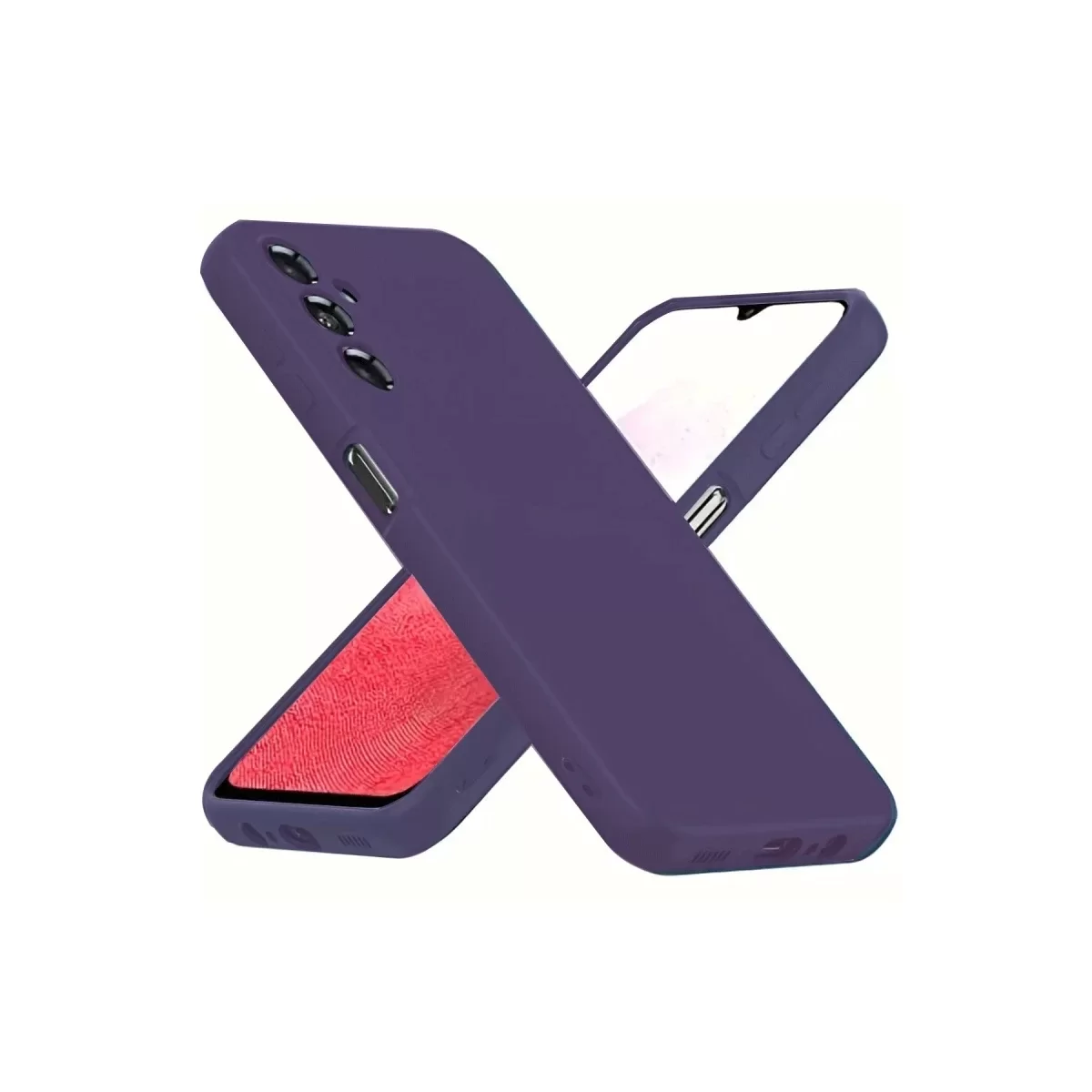 Newface Samsung Galaxy A34 5G Kılıf First Silikon - Mor