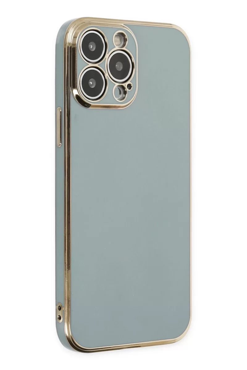 Newface Apple iPhone 15 Pro Max Kılıf Volet Silikon - Açık Yeşil