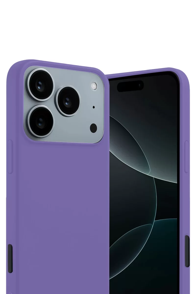Newface Apple iPhone 17 Pro First Silikon - Lila