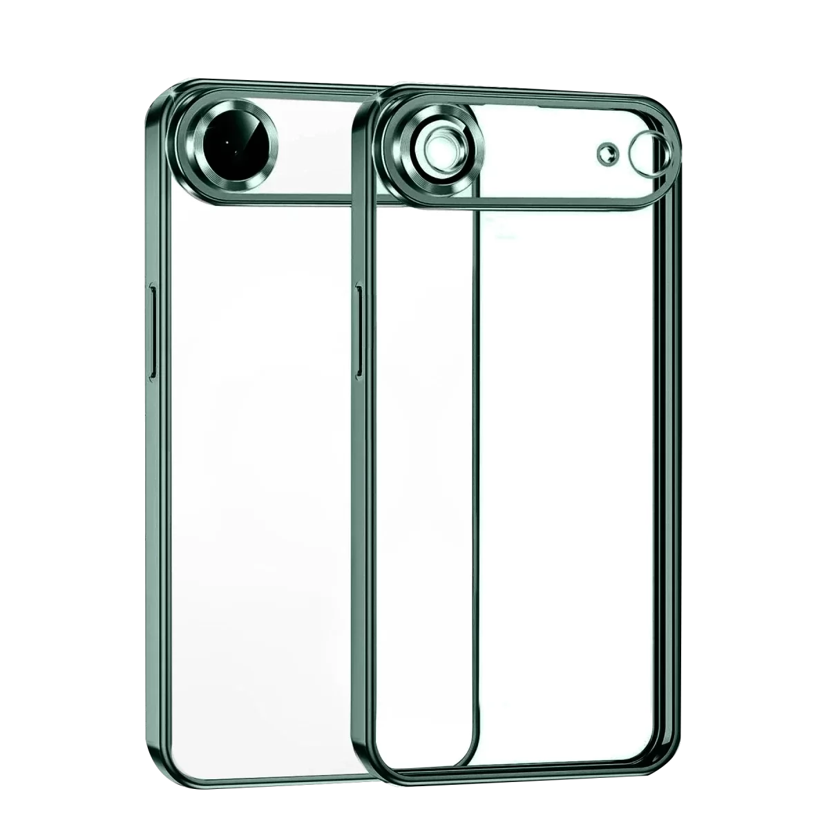 Newface Apple iPhone 17 Air Razer Lensli Silikon - Yeşil