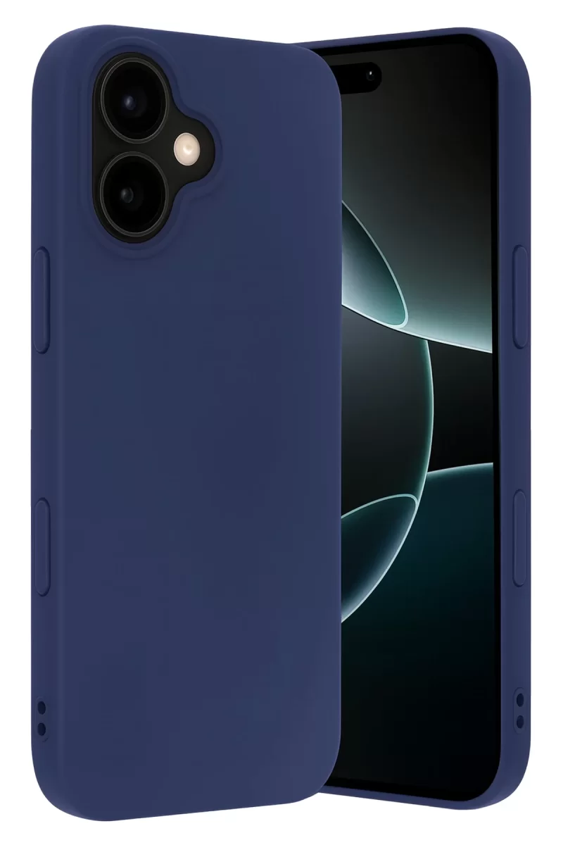 Newface Apple iPhone 17 Nano içi Kadife Silikon - Lacivert