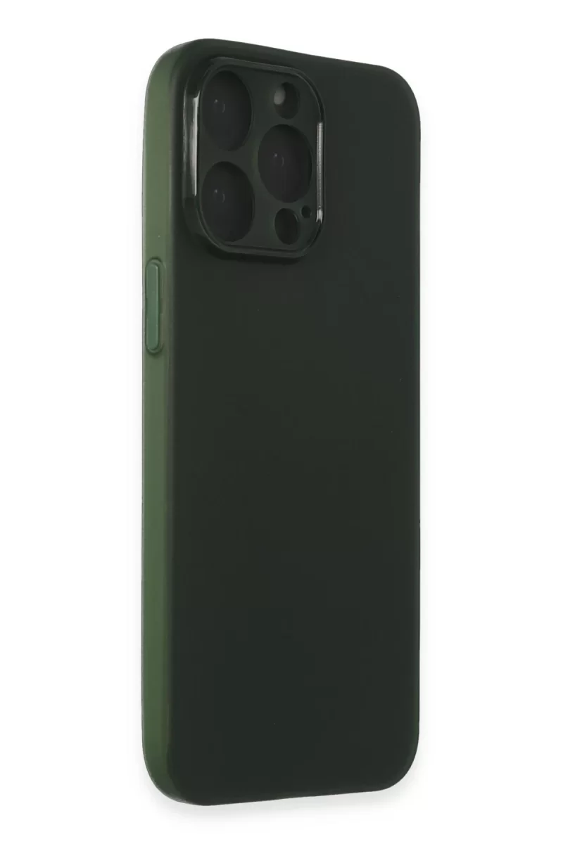 Newface Apple iPhone 15 Pro Max Kılıf Puma Silikon - Yeşil