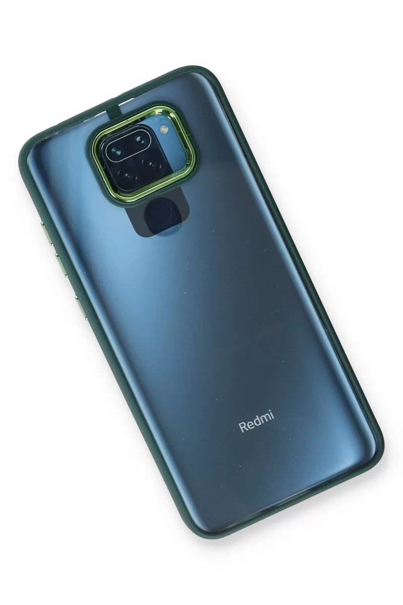 Newface Xiaomi Redmi Note 9 Kılıf Dora Kapak - Haki Yeşil