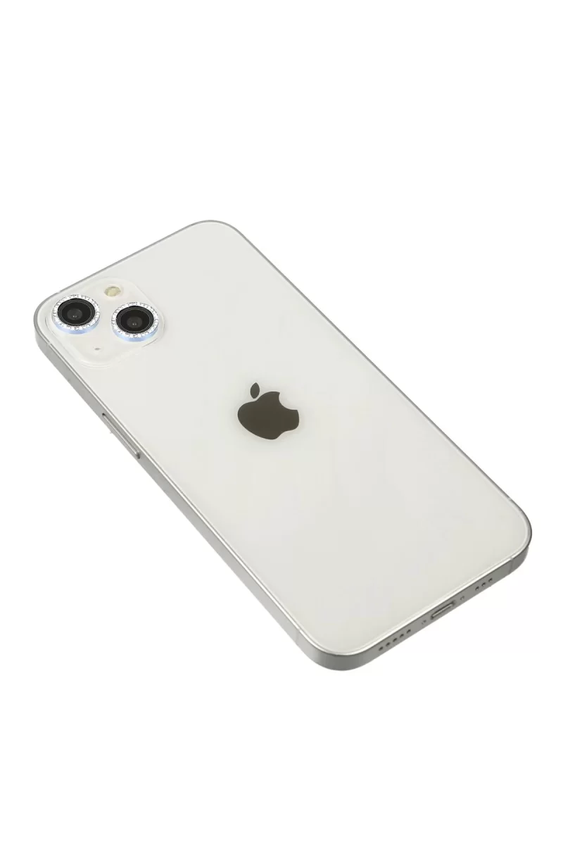 Newface Apple iPhone 14 Diamond Kamera Lens - Sierra Blue