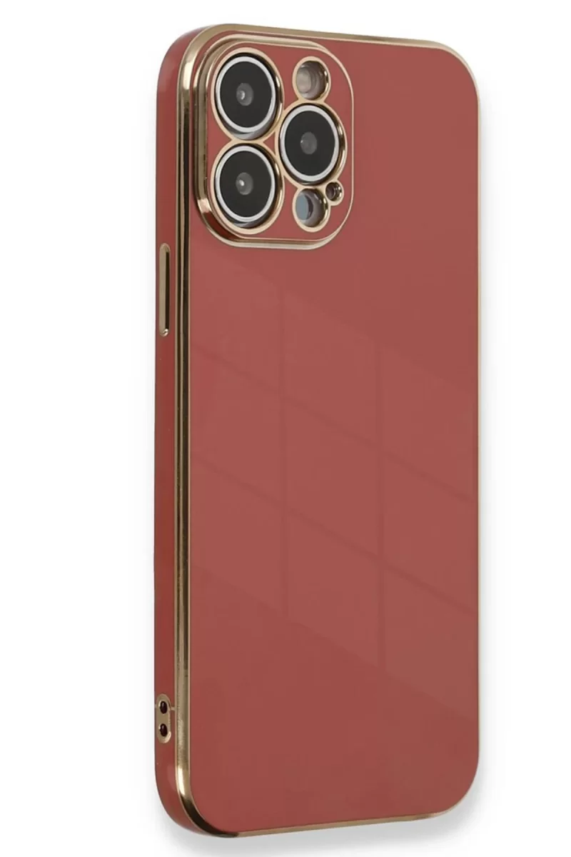 Newface Apple iPhone 15 Pro Kılıf Volet Silikon - Kırmızı