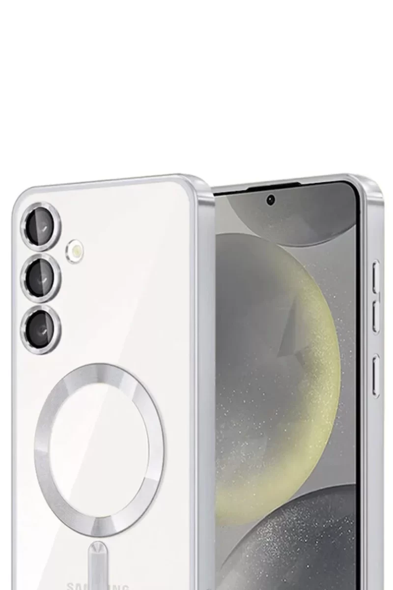 Newface Samsung Galaxy A35 5G Kross Magneticsafe Kapak - Gümüş