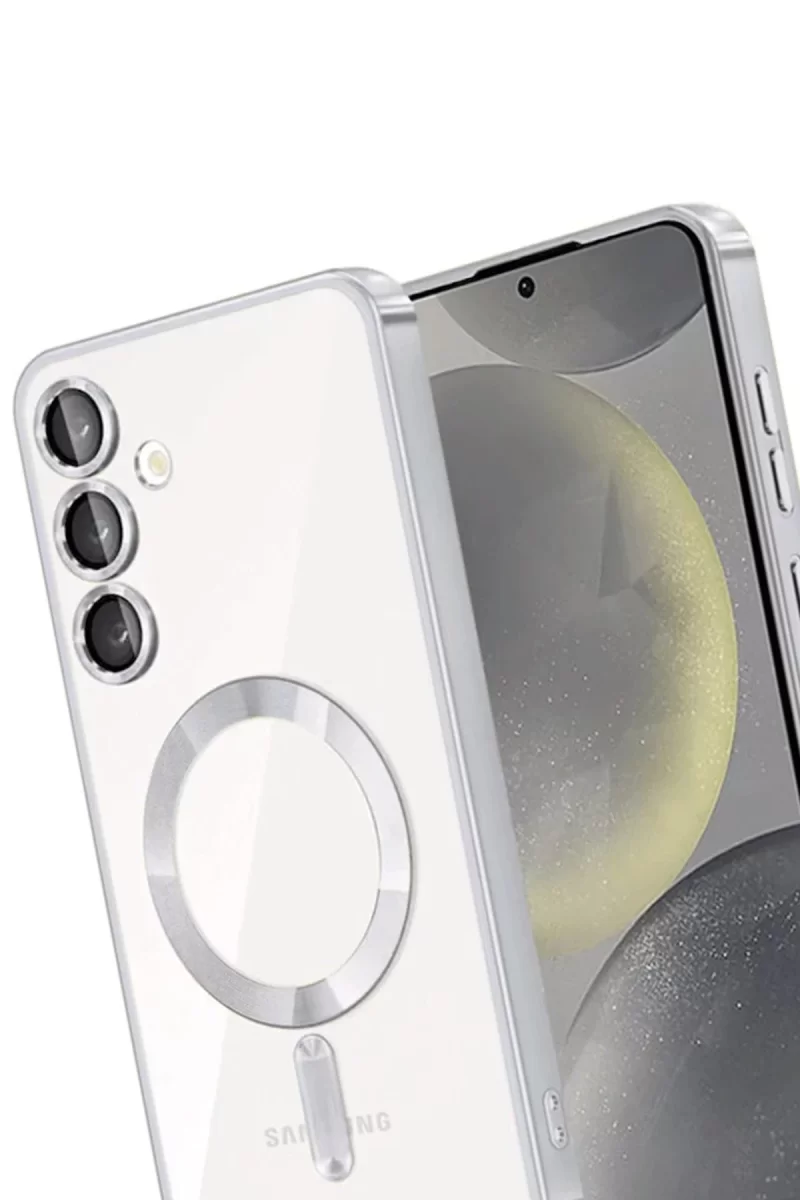 Newface Samsung Galaxy A35 5G Kross Magneticsafe Kapak - Gümüş