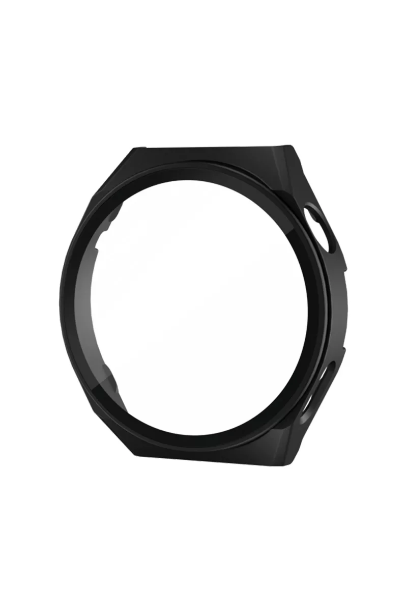 Newface Huawei Watch GT2 46mm Dota Camlı Kasa Ekran Koruyucu - Siyah
