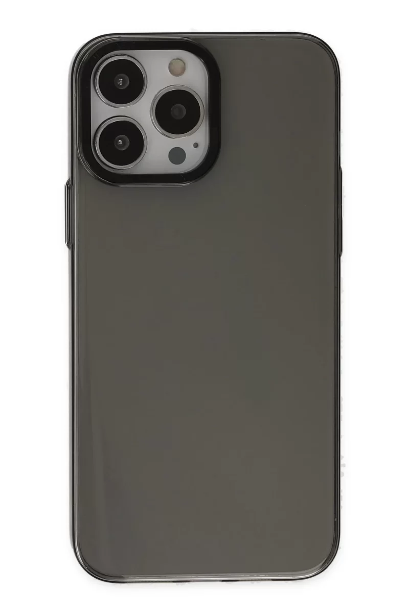 Newface Apple iPhone 14 Pro Kılıf Anka PC Sert Metal Kapak - Siyah