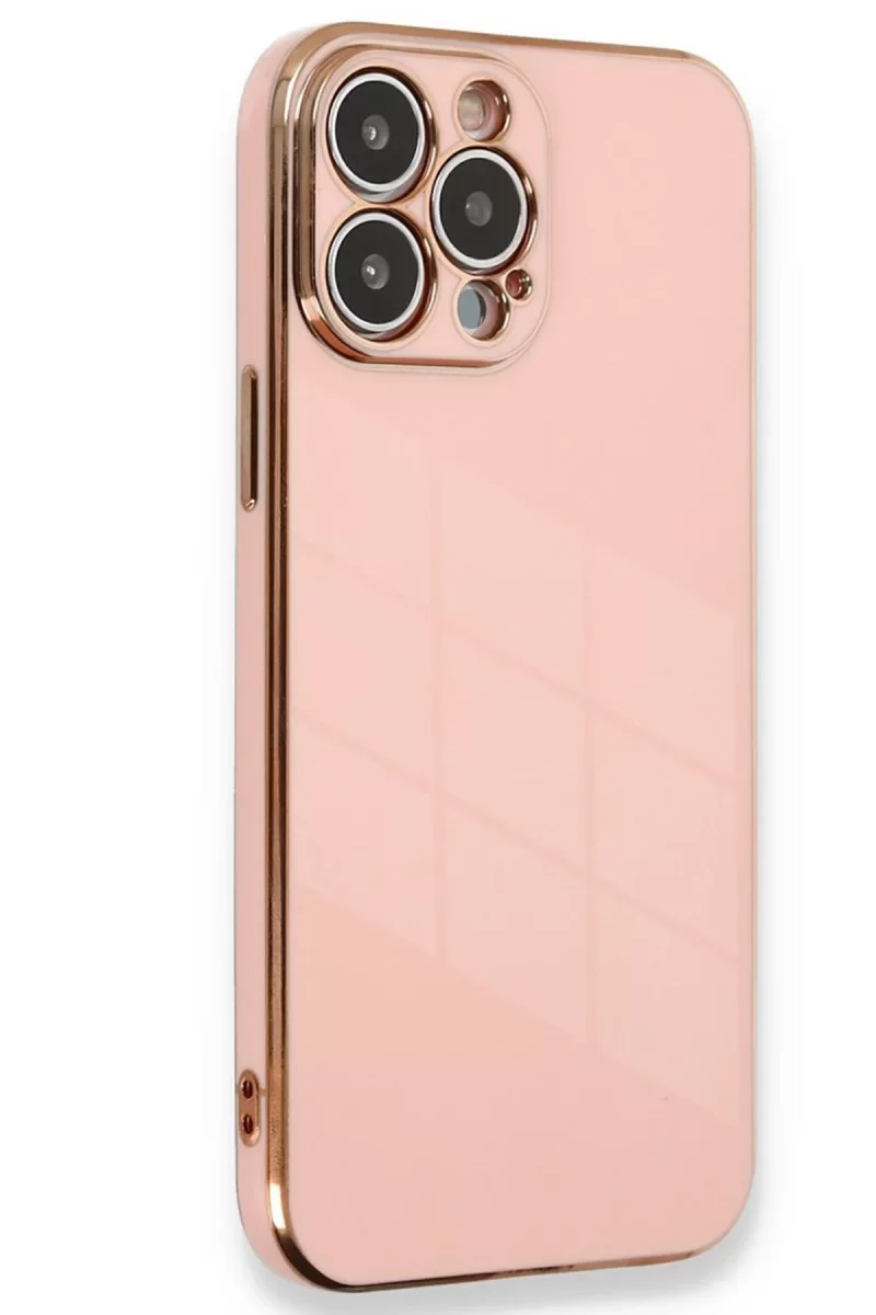 Newface Apple iPhone 15 Pro Kılıf Volet Silikon - Pembe