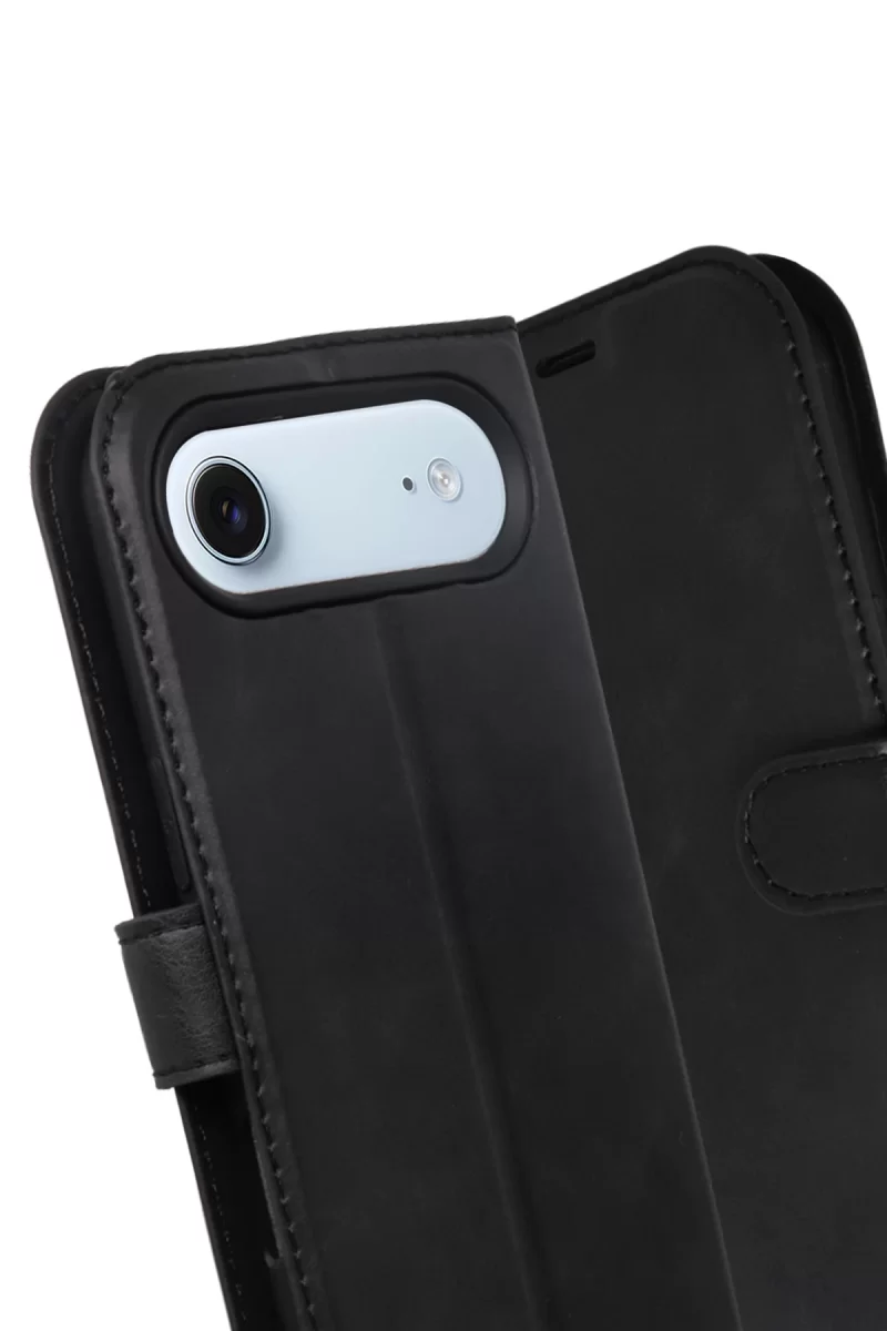 Newface Apple iPhone 17 Air Trend S Plus Kapaklı Kılıf - Siyah