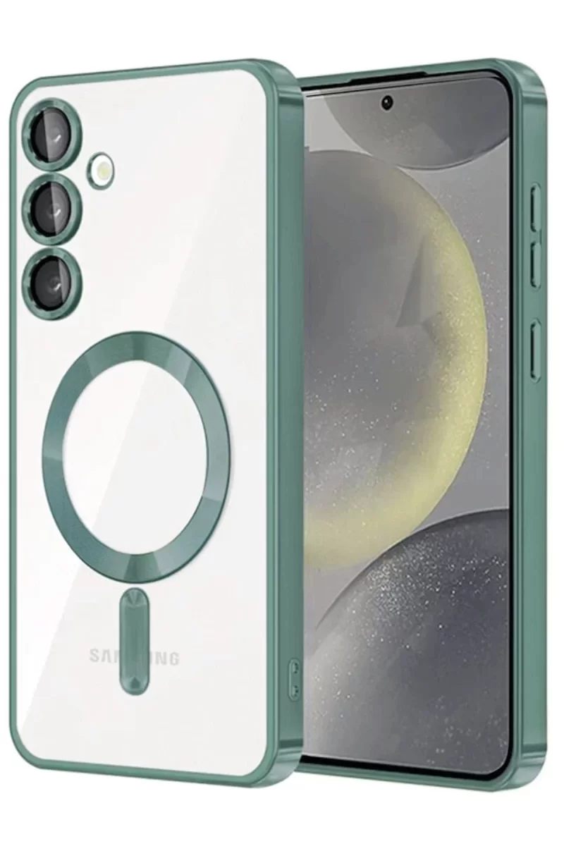 Newface Samsung Galaxy A35 5G Kross Magneticsafe Kapak - Koyu Yeşil