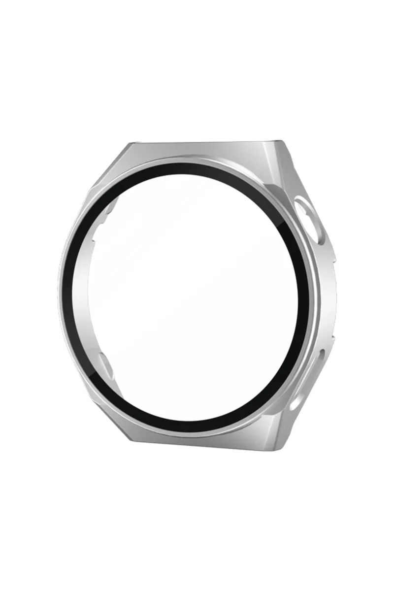 Newface Huawei Watch GT2 46mm Dota Camlı Kasa Ekran Koruyucu - Gümüş