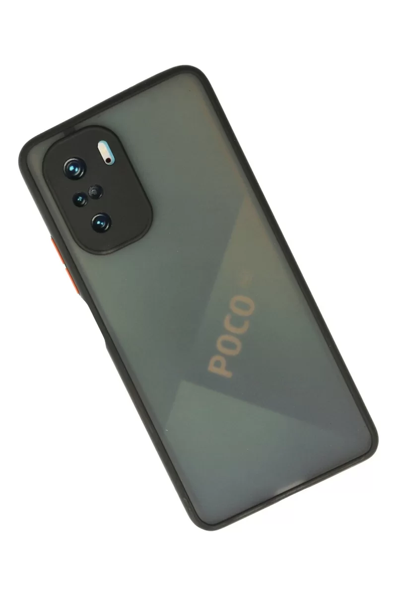 Newface Xiaomi Poco F3 Kılıf Montreal Silikon Kapak - Siyah