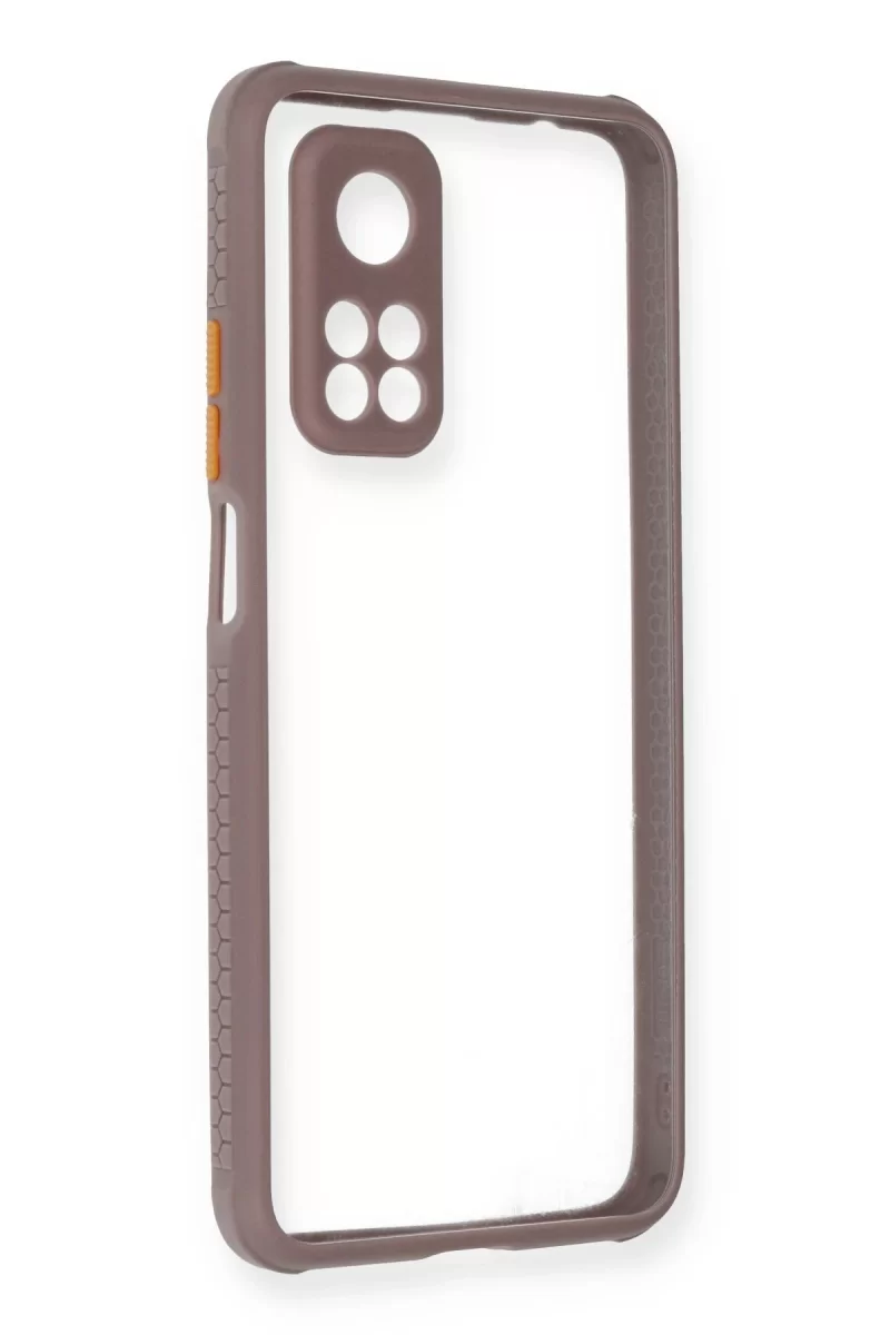 Newface Xiaomi Mi 10T Pro Kılıf Miami Şeffaf Silikon - Açık Mor