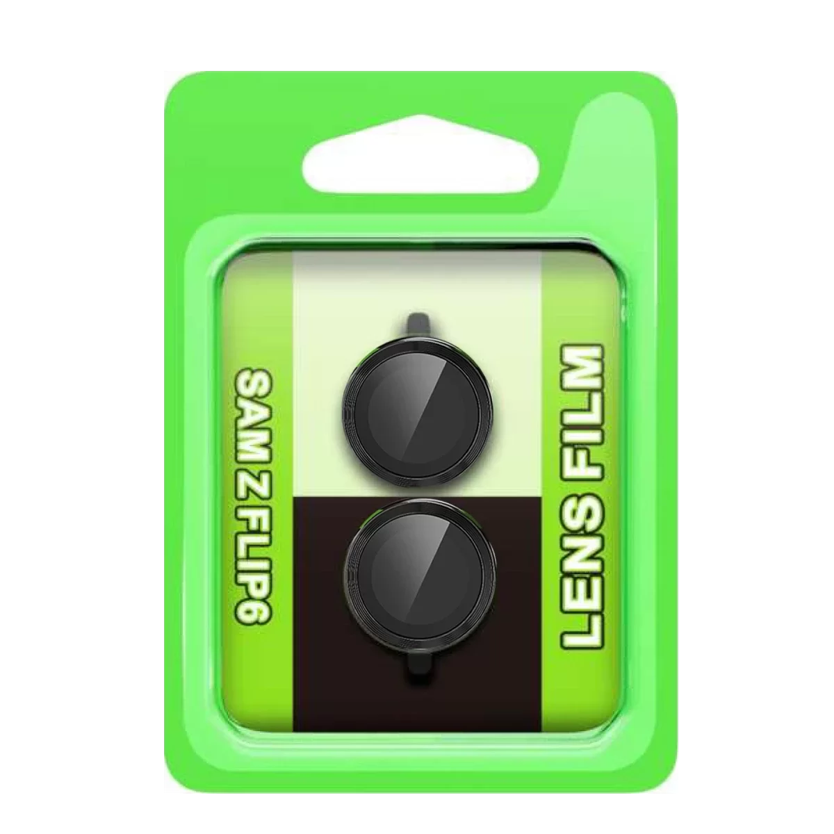 Newface Samsung Galaxy Z Flip 6 Raze Metal Kamera Lens - Siyah