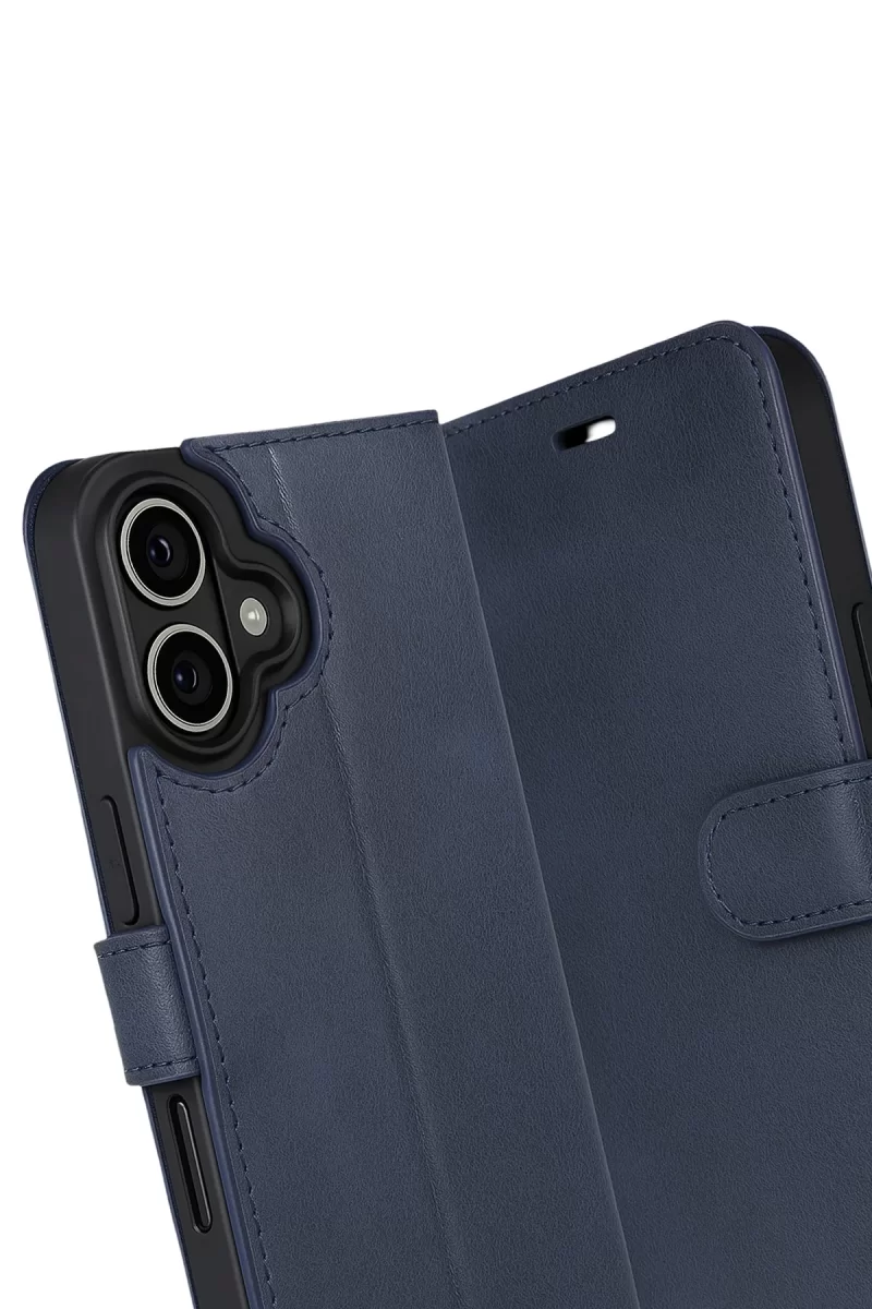Newface Apple iPhone 17 Trend S Plus Kapaklı Kılıf - Lacivert