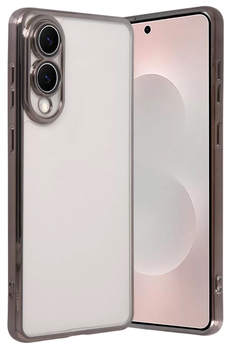 Newface Samsung Galaxy S25 Edge Razer Lensli Silikon - Titan Gri