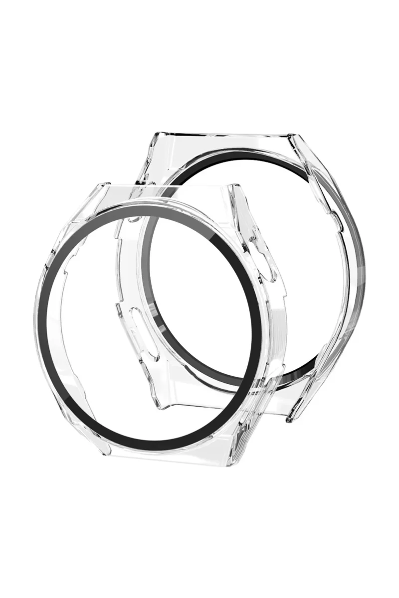 Newface Huawei Watch GT2 46mm Dota Camlı Kasa Ekran Koruyucu - Şeffaf