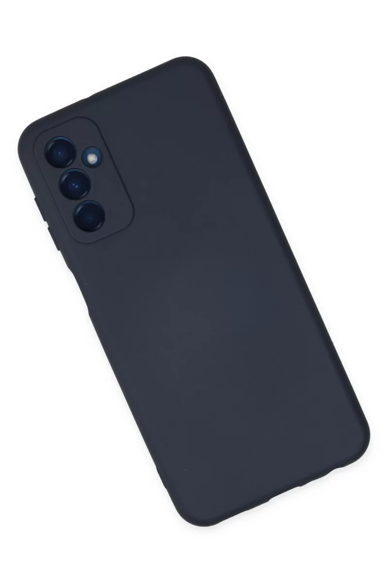 Newface Samsung Galaxy M23 Kılıf Nano içi Kadife Silikon - Lacivert