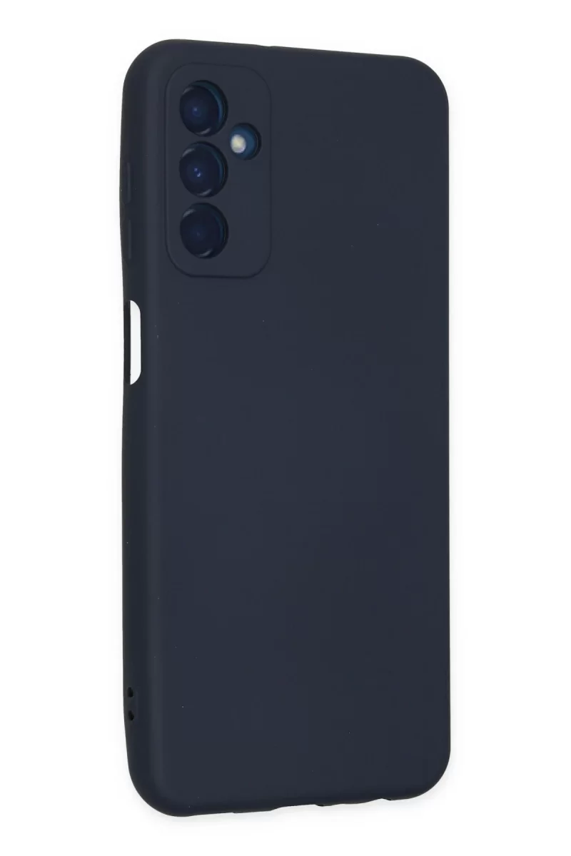 Newface Samsung Galaxy M23 Kılıf Nano içi Kadife Silikon - Lacivert